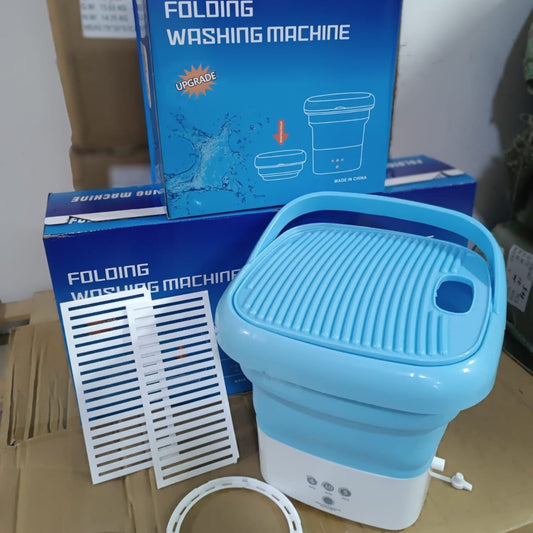 FoldWash™ | Faltbare Mini-Waschmaschine mit 3 Waschmodi