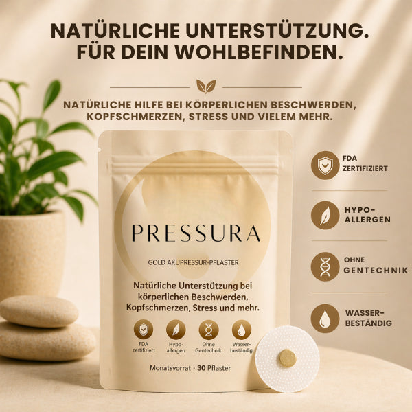 Pressura™ Wellness Pflaster | Löst hartnäckige Verspannungen im Nacken, Rücken & Schultern in 7 Tagen