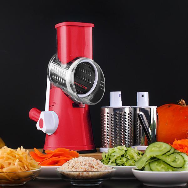 ProTwister™ – Die manuelle 3-in-1 Trommelreibe für Gemüse, Käse mehr