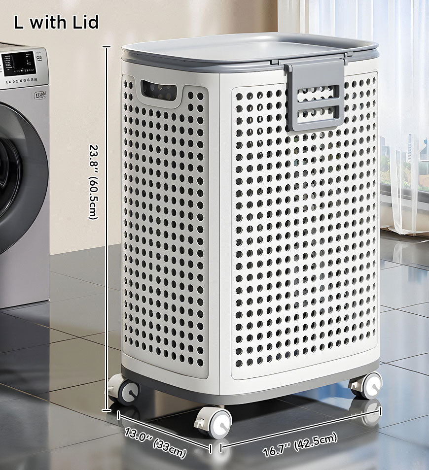 LaundryGlide Bin™ | Eine Woche voller Kleidung, keine Rückenschmerzen, maximaler Stil
