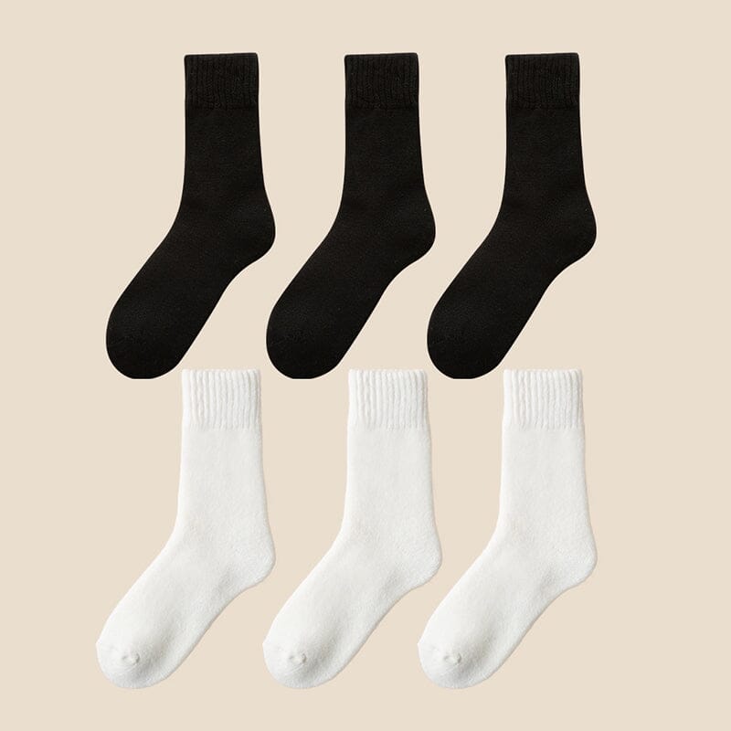 (3 Paar + 2 Paar Gratis) WarmFeet - Elegante, dicke Thermosocken, perfekt für den Winter