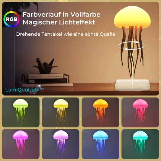 LumiQuarium™ LED Quallenlampe – Sensorisches Nachtlicht