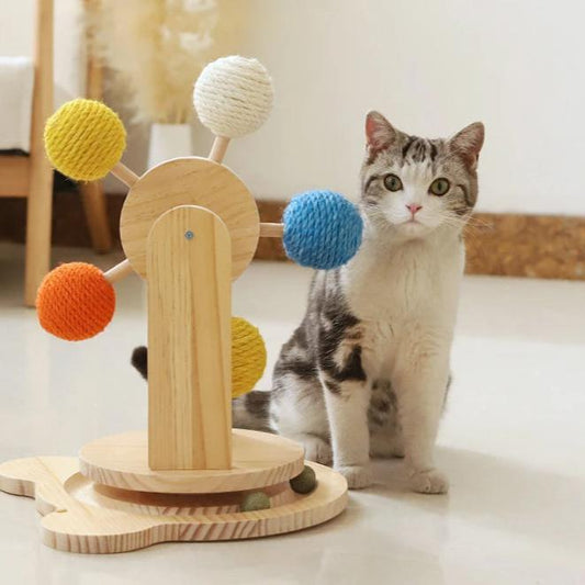 ScratchWheel | Lassen Sie Ihre Katze spielen und kratzen