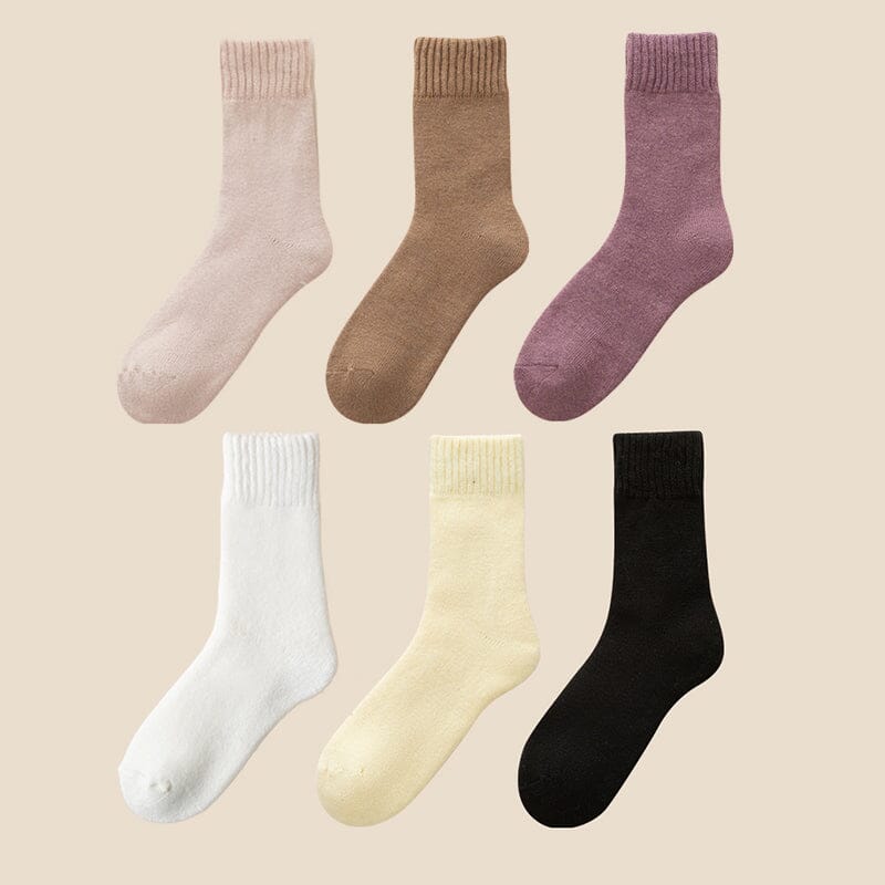 (3 Paar + 2 Paar Gratis) WarmFeet - Elegante, dicke Thermosocken, perfekt für den Winter