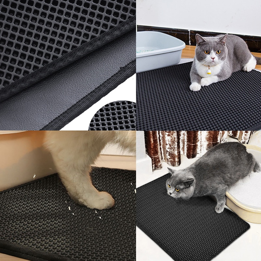 PawGuard™ | Zweilagige Katzenstreu-Matte
