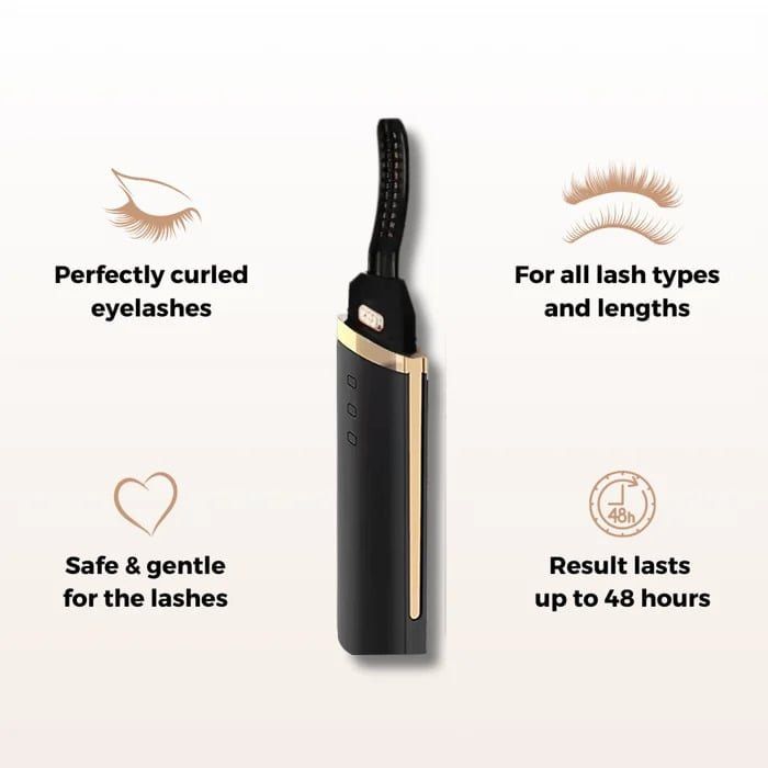 LuxeLashPro — Beheizte Wimpernzange für langanhaltenden Schwung & einfaches Styling