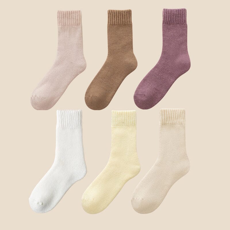 (3 Paar + 2 Paar Gratis) WarmFeet - Elegante, dicke Thermosocken, perfekt für den Winter