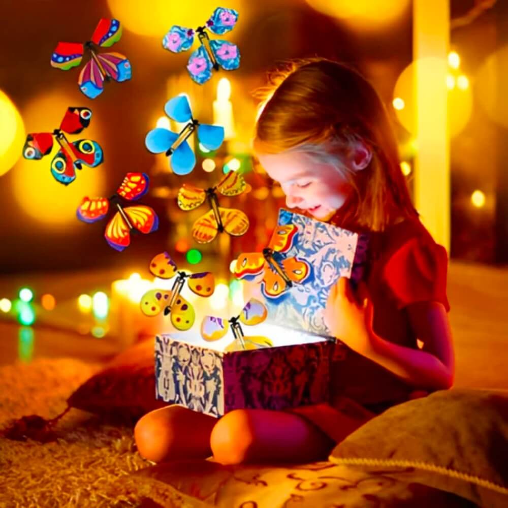 5+5 Gratis | FlyingButterfly - wiederverwendbare Schmetterlinge