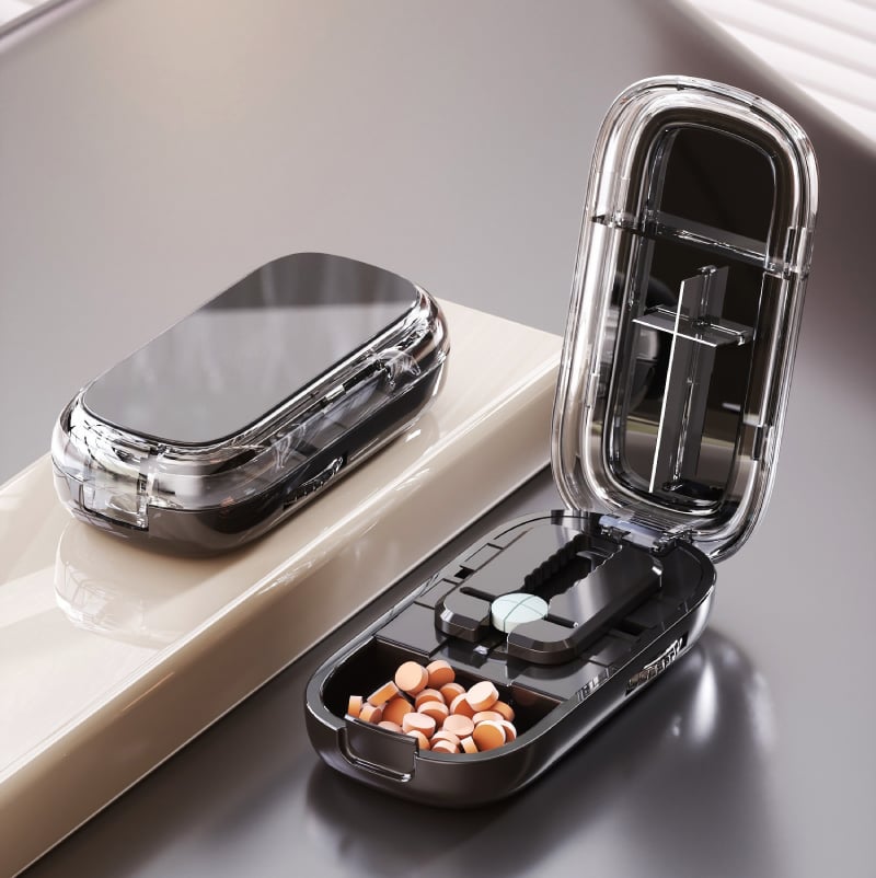 50% Rabatt | Pillora™ | 3-in-1 Pillenschneider und Aufbewahrungsbox