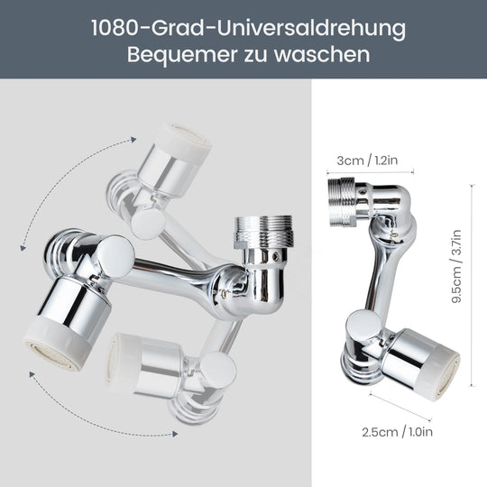 TwistTap™ | 1080 Grad drehbarer Verlängerungshahn