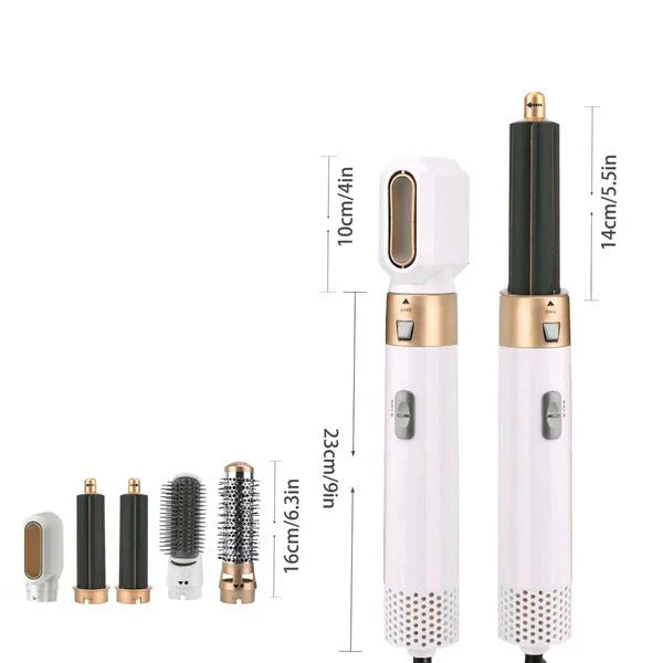 StyleFusion™ 5-in-1 Haartrockner-Heißkamm-Set, professionelles Styling-Tool