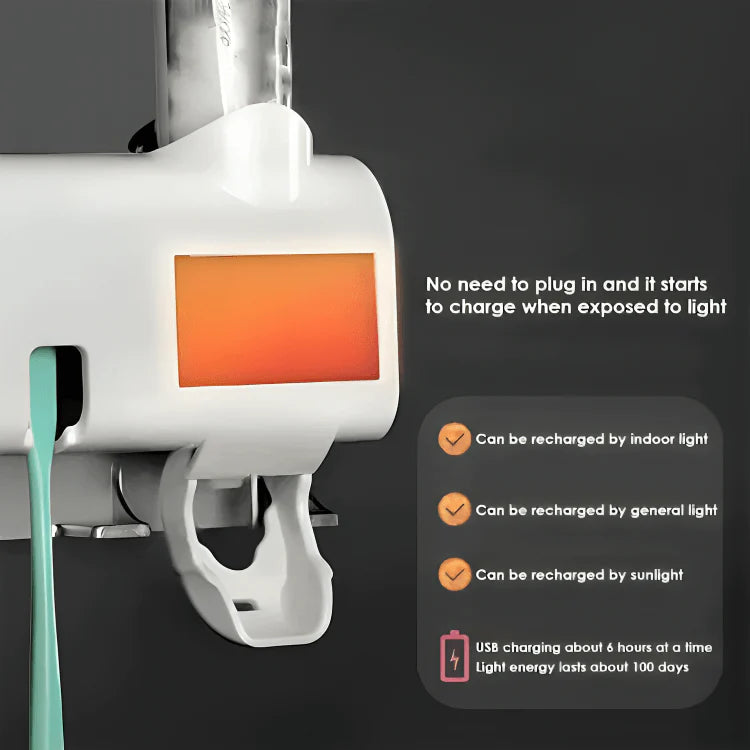 Smarte UV Zahnbürstenhalter