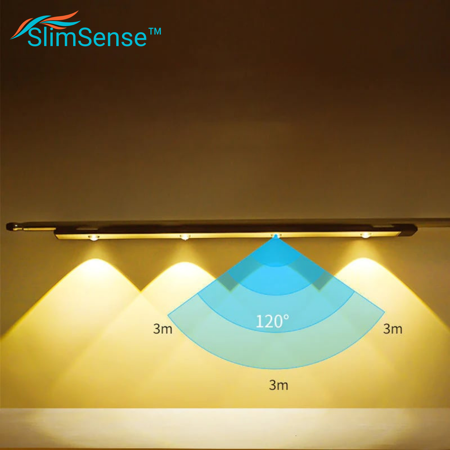 SlimSense™ LED-Lichtleiste mit Bewegungsmelder