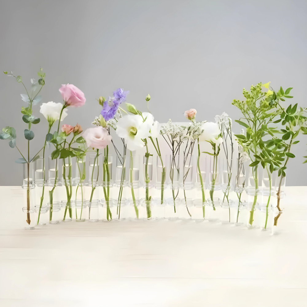 FloraForm — Modulare Glasröhrenvase