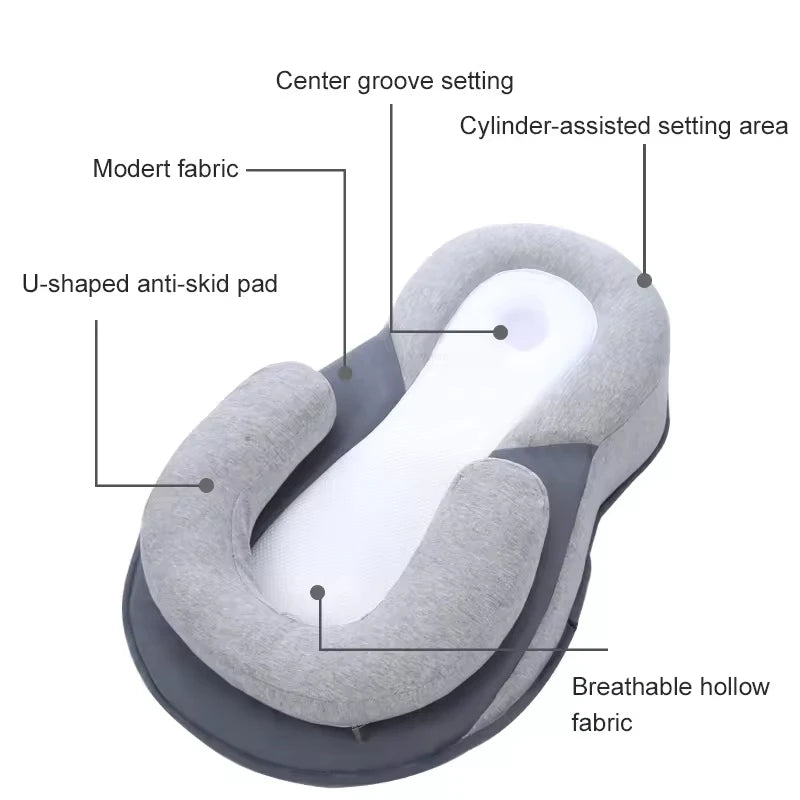 SnuggleSlope™ | Anti-Reflux Baby-Lounger mit erhöhter Liegeposition