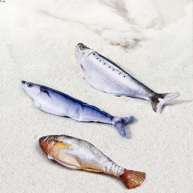 CatFrenzy™ | Lebensechtes Katzenspielzeug Fisch – Sofortige Jagdfreude entfesseln