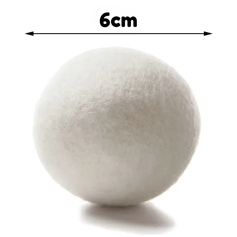 6+6 GRATIS | FluffBalls™ | Wiederverwendbare Trocknerbälle aus natürlicher Schafwolle