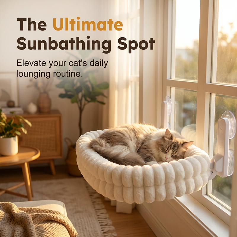 LumaNest™ | Klappbare Fensterliege für Katzen