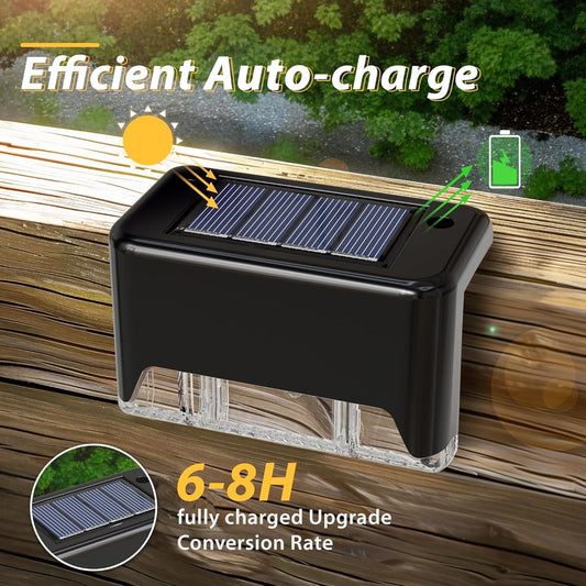 Solar-Terrassenleuchten mit Bewegungsmelder | 2+2 Gratis