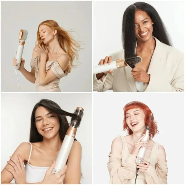 StyleFusion™ 5-in-1 Haartrockner-Heißkamm-Set, professionelles Styling-Tool