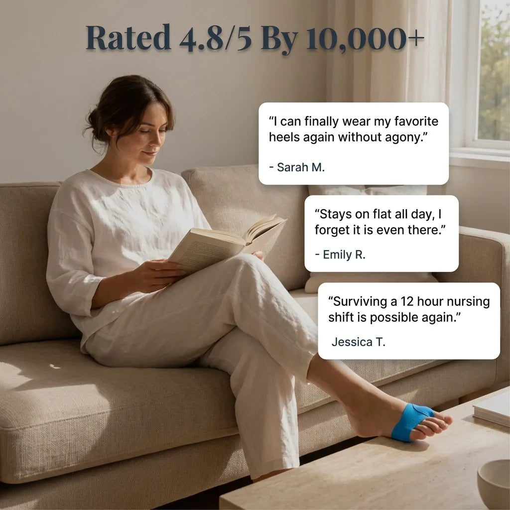QuietStep™ – Elastische Hallux-valgus-Bandage für spürbare Schmerzlinderung