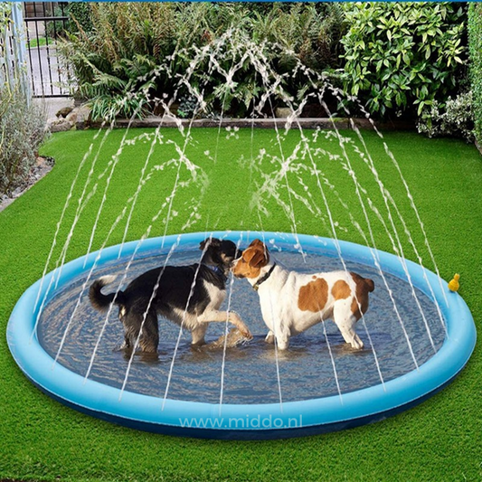 SplashZone™ | Wasserspielmatte – Garten Splash Pad für Kinder & Haustiere