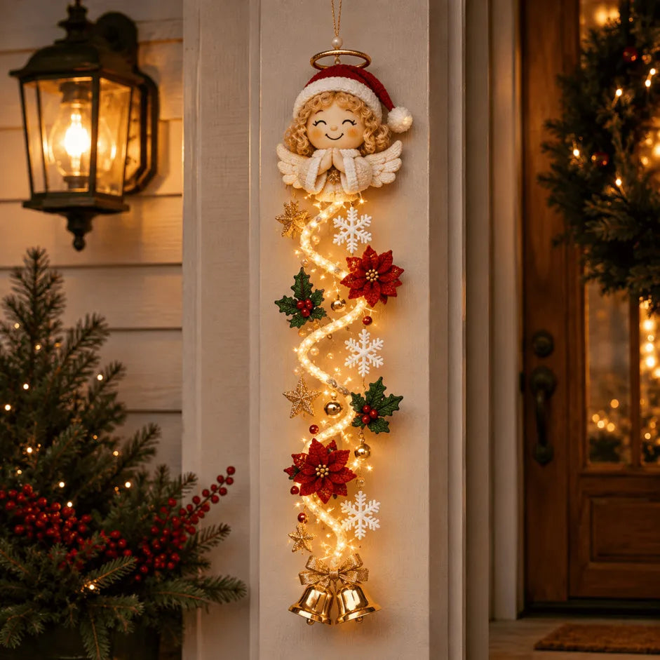 Leuchtende Weihnachts Türdekoration – 6 Festliche Motive