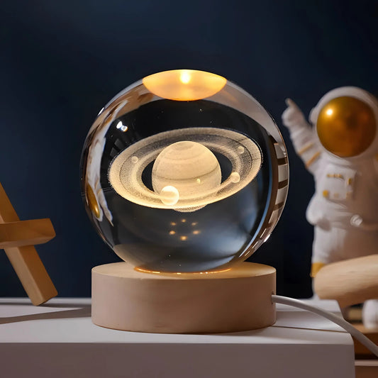 AstralGlow – 3D-Galaxie-Kugellampe