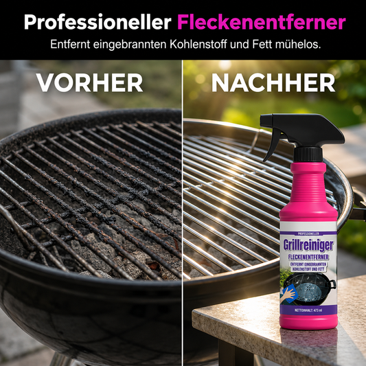 50% Rabatt | GrillGlow™ - Mühelose Sprüh- und Wisch-Reinigungskraft für den Grill