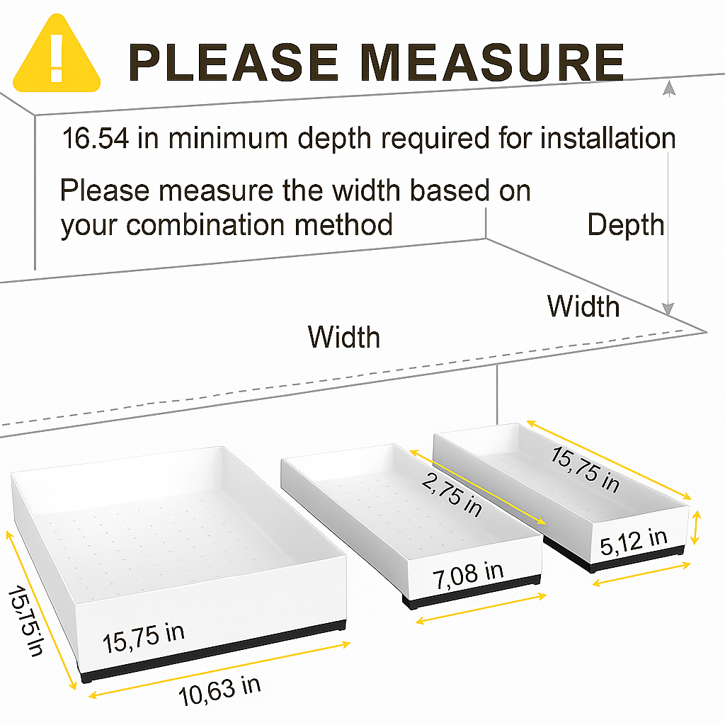 50% Rabatt | Drawganize™ | Verwandelt chaotische Schränke in ordentliche Stauraum-Wunder.