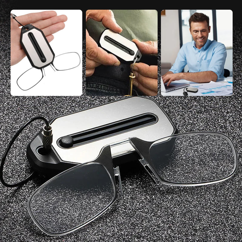 FlexLens™ Beinlose Nasenclip Lesebrille