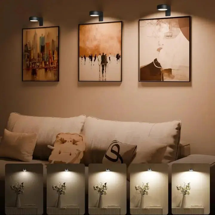 2+2 Gratis | Kabellose LED-Bilderleuchte – Setzt Ihre Kunst perfekt in Szene