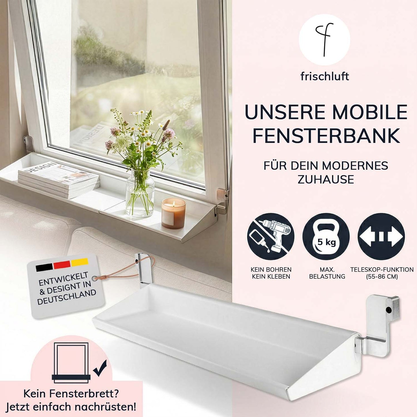 Frischluft-Fensterbrett Flex
