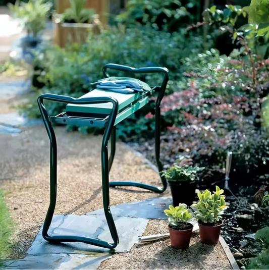 KneeRelief™ – Ergonomische 2-in-1 Kniebank & Gartenhocker
