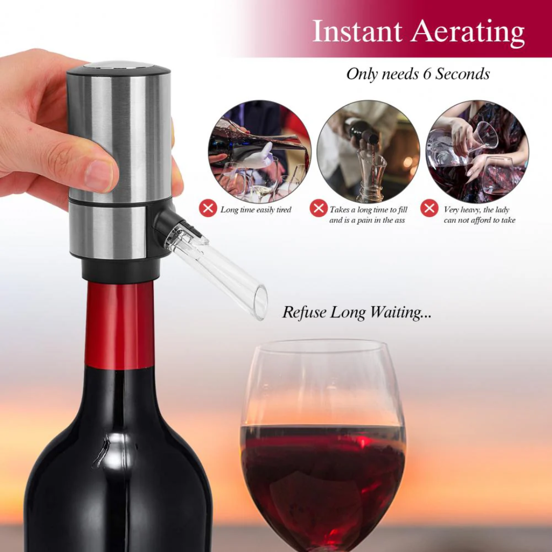 AeriBlend™ | 3-in-1 Weinbelüfter, Aufbewahrung und Spender
