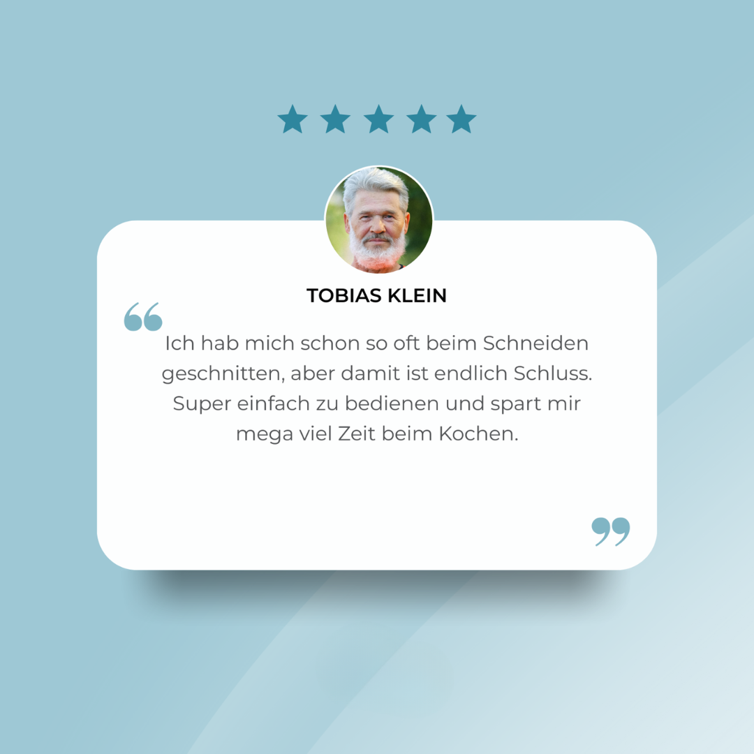 SafeChop™ – 10x schneller Schälen, Schneiden, Hacken & Putzen | 50% Rabatt