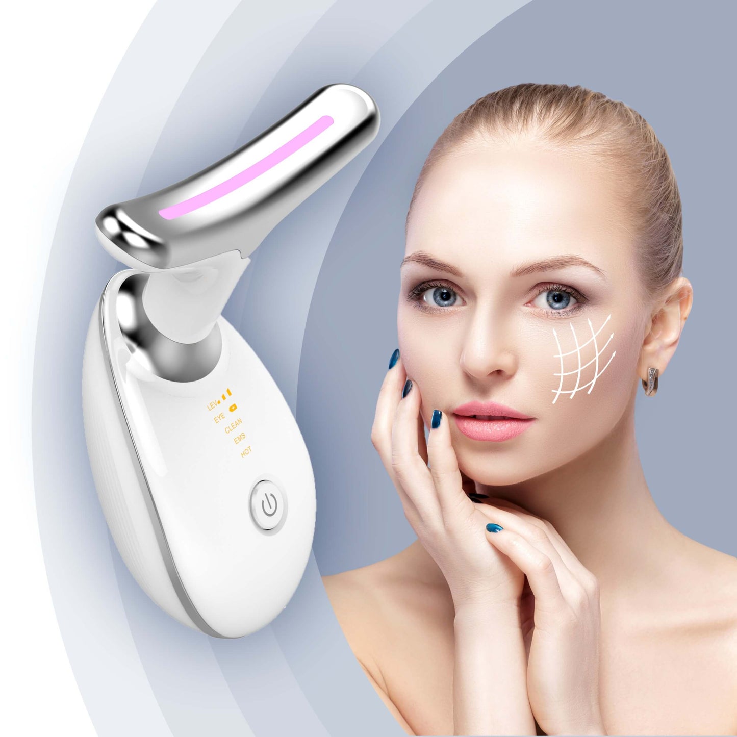 50% RABATT | LumiLift™ LED Gesichts- & Massagegerät – Für Straffer & Strahlender Aussehende Haut