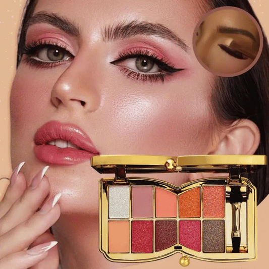 Dein Schönheitstagebuch – 16‑farbige Glitzer‑Lidschattenpalette
