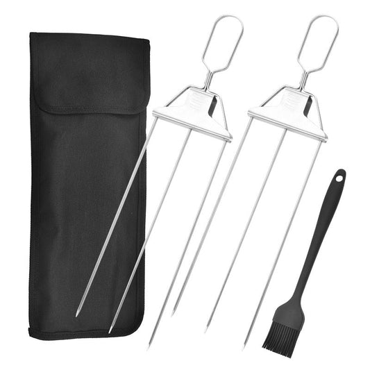 BlazeTrio Spieße — BBQ-Spieß-Set aus Edelstahl