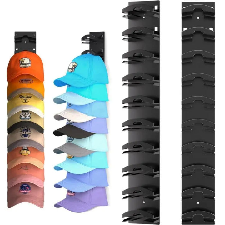 Wandmontierte Hut- und Cap-Aufhängung – platzsparender Cap-Organizer