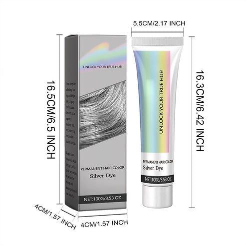 SilverAllure™ - Silver Essence Haarfärbemittel - Kühnes, natürliches Glänzen | 1+1 GRATIS