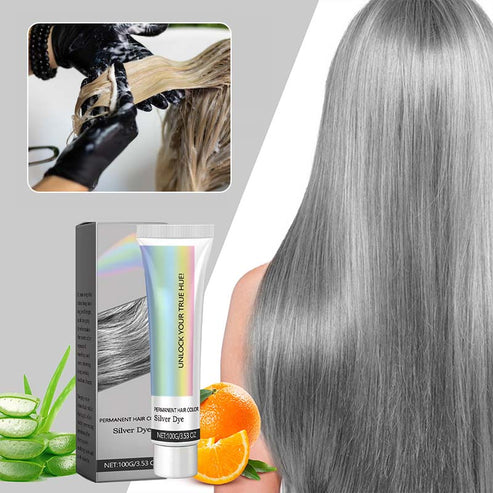 SilverAllure™ - Silver Essence Haarfärbemittel - Kühnes, natürliches Glänzen | 1+1 GRATIS