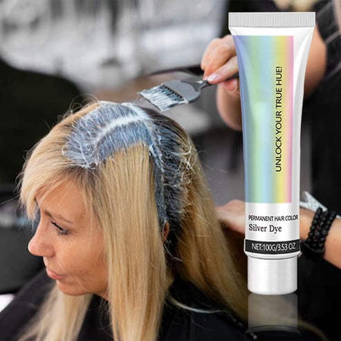 SilverAllure™ - Silver Essence Haarfärbemittel - Kühnes, natürliches Glänzen | 1+1 GRATIS