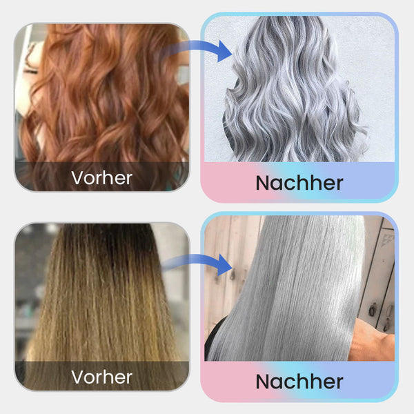 SilverAllure™ - Silver Essence Haarfärbemittel - Kühnes, natürliches Glänzen | 1+1 GRATIS