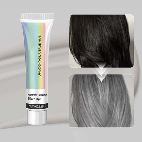 SilverAllure™ - Silver Essence Haarfärbemittel - Kühnes, natürliches Glänzen | 1+1 GRATIS