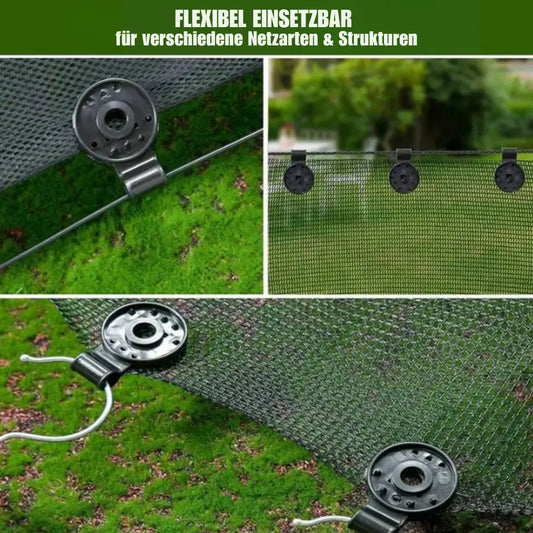 Garten-Netzclips – Wiederverwendbare Pflanzenstützclips