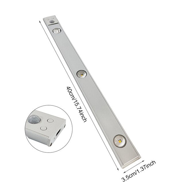 MotionGlow™ | Kabellose LED-Sensorleuchte mit 3 Lichtfarben