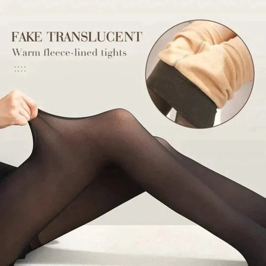 50% Rabatt | Velurex™ - Gefütterte Feinstrumpfhose