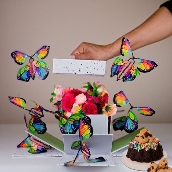 5+5 Gratis | FlyingButterfly - wiederverwendbare Schmetterlinge