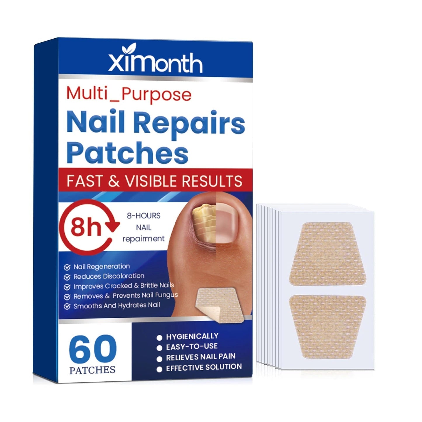 Nagelpflege-Reparatur-Patches für beschädigte und verfärbte Nägel